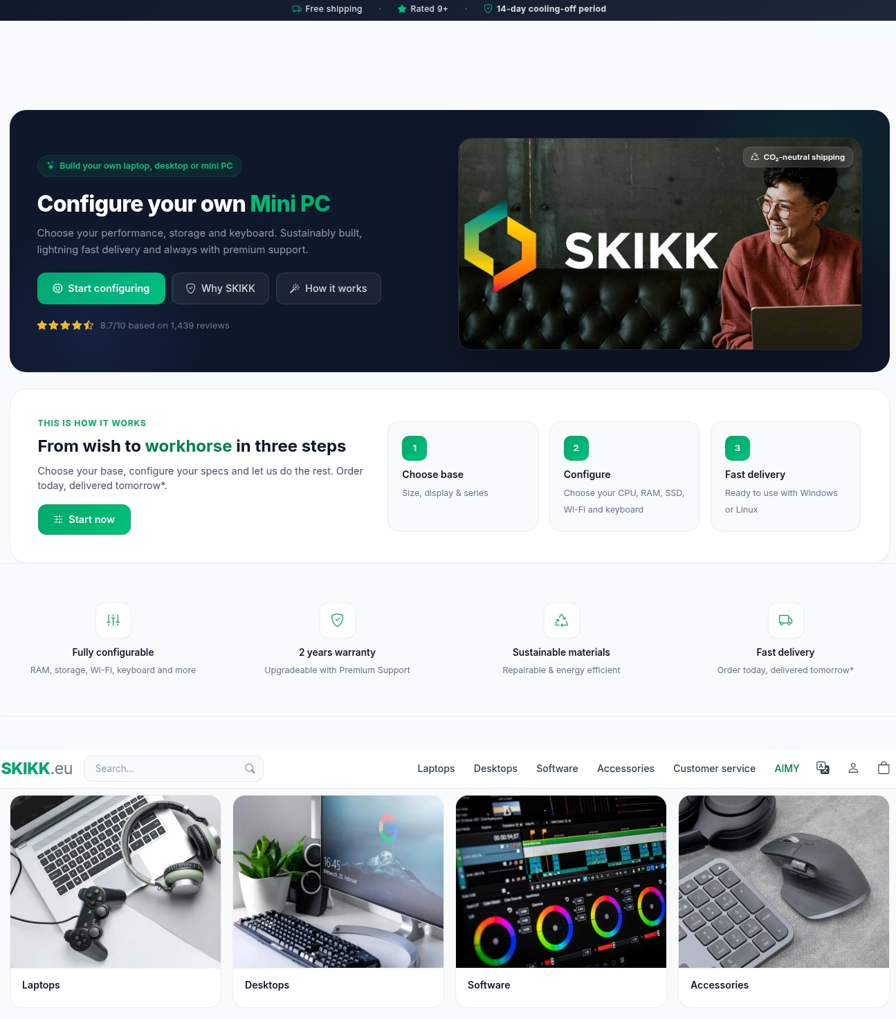 SKIKK Custom Laptops V3