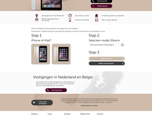 Nieuwe dealersite iPhone Repair Service