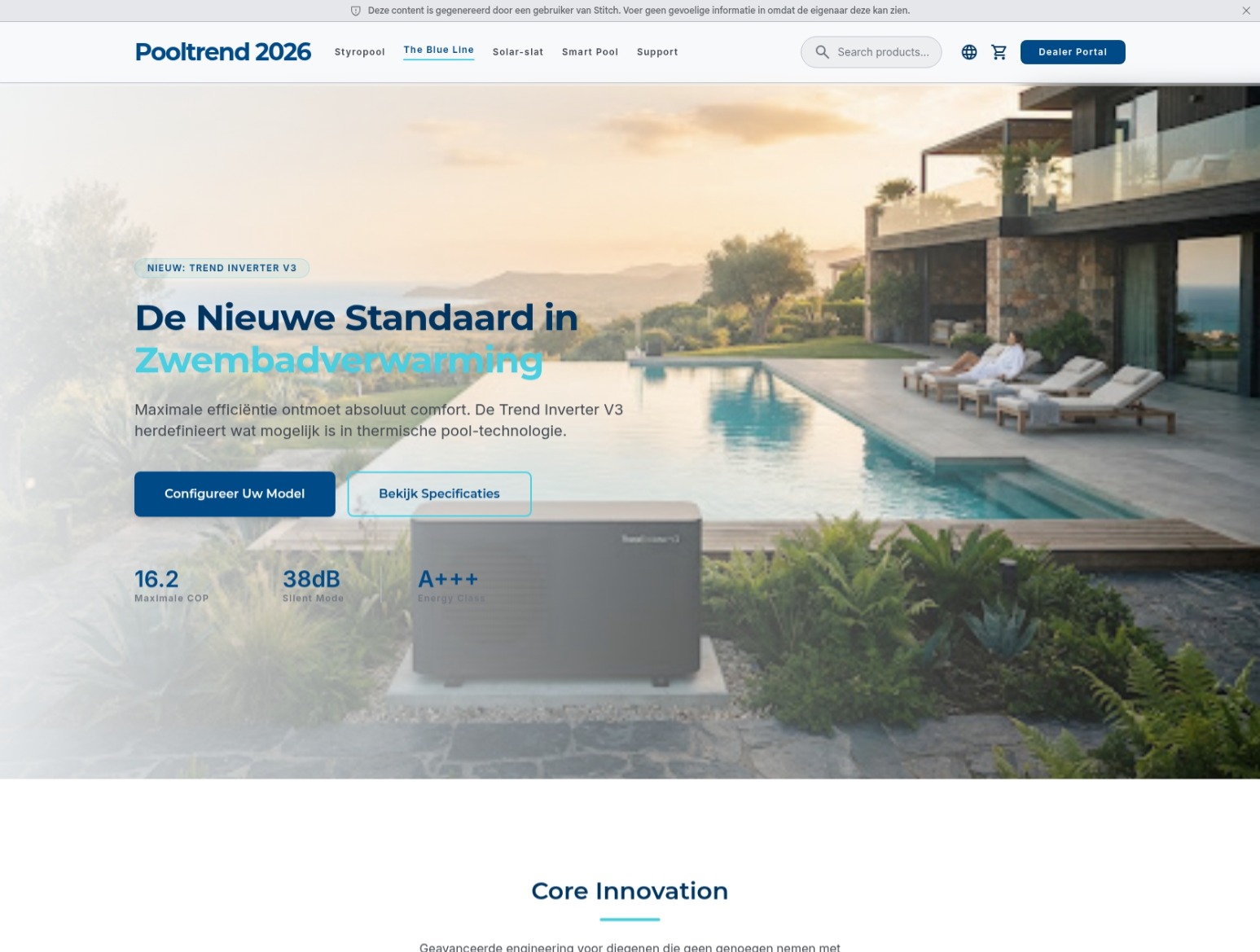 Redesign pooltrend