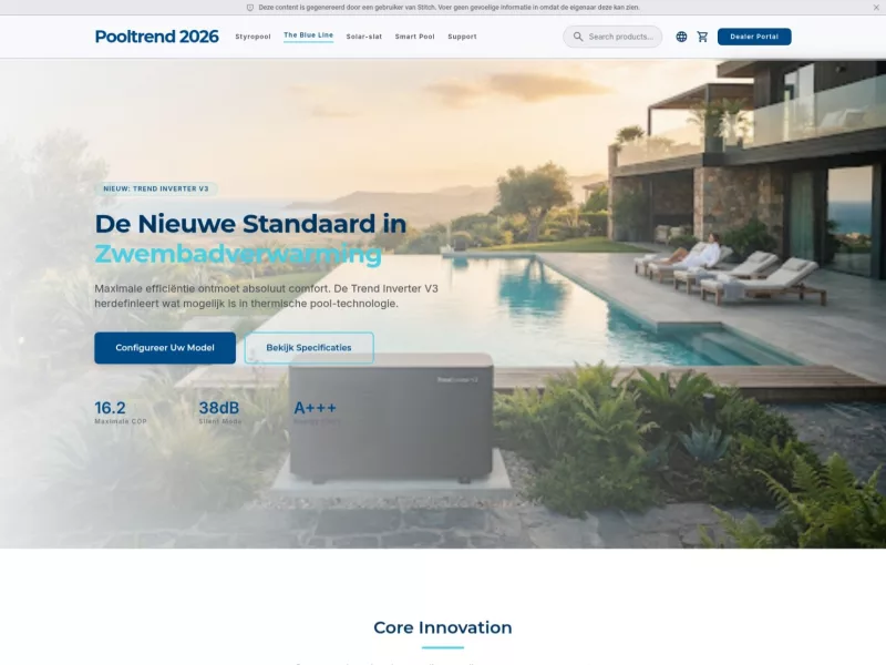 Redesign pooltrend